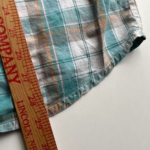 prAna Organic Cotton/Poly Camp Shirt Mens M - Picture 8 of 9